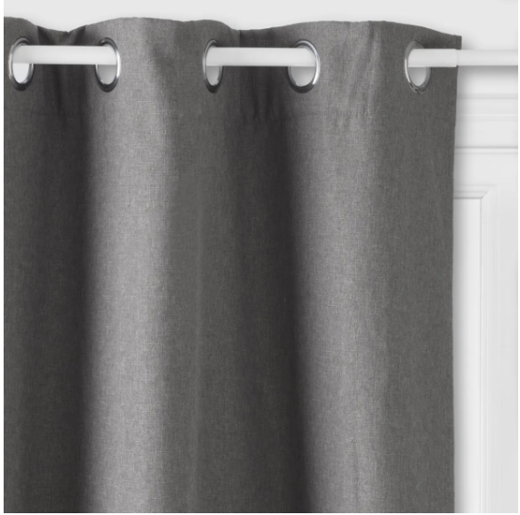 CURTAIN INSUL TIM GREY 140X260