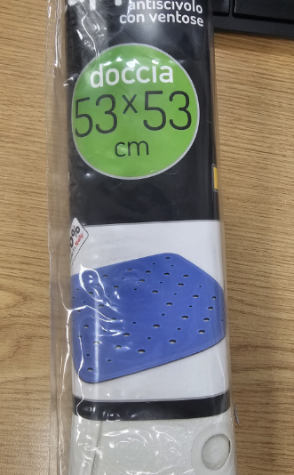 ANTISLIP MAT NORMAL 55X55 WHITE