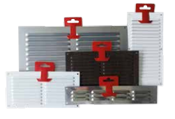 VENTILATION GRILL ALUMINIUM 0.6MM 20X40CM WHITE