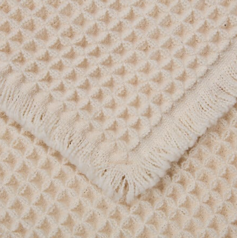WAFLLE BATHMAT 50X80CM BEIGE