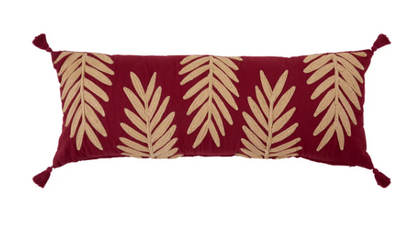 CUSH EMBROD LEAF YUCA 30X80