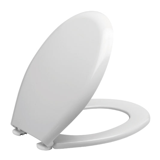 TOILET SEAT WHITE PLASTIC PP  S/C