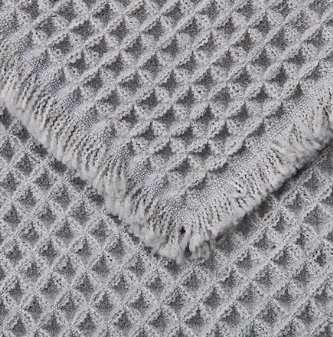 WAFLLE BATHMAT 50X80CM GREY