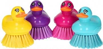 DISH WASH DUCK 4ASS CLR PP 48 0,79 LIFETIME CLEAN 6X7,5X2,5CM DSPLX12 H