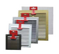 VENTILATION GRILL ALUMINIUM 0.6MM 10X10CM + NET
