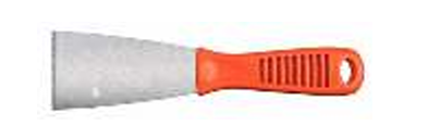 WALL SCRAPER WITH PL.HANDLE RED 80MM