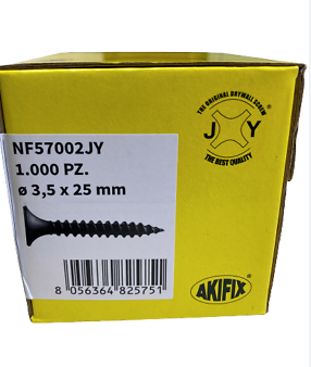 DRYWALL SCREWS W/DRILL 3.5X35MM 1000PCS