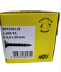 DRYWALL SCREWS W/DRILL 3.5X35MM 1000PCS