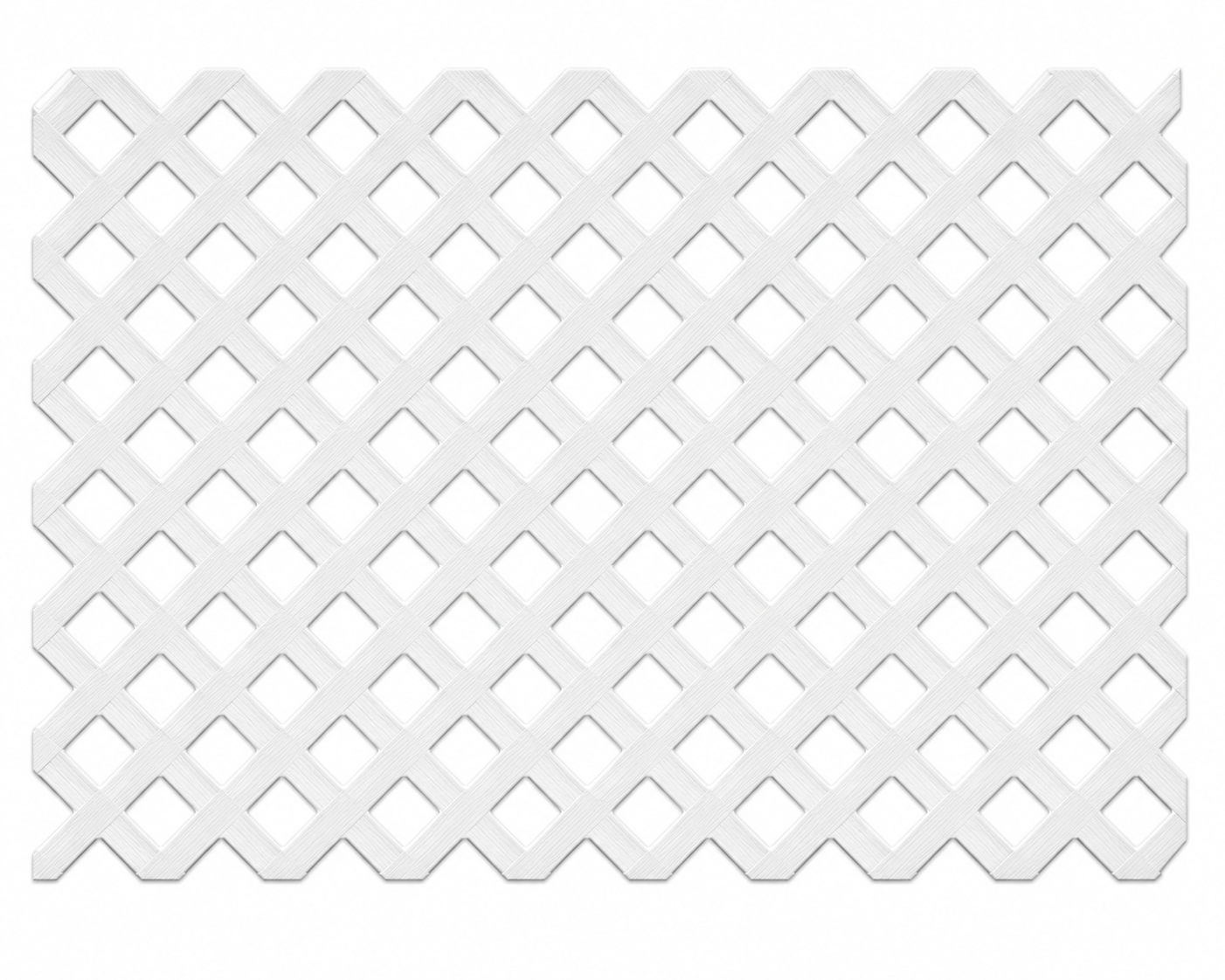 EXPANDABLE TRELLIS PLASTIC WHITE 2X1M