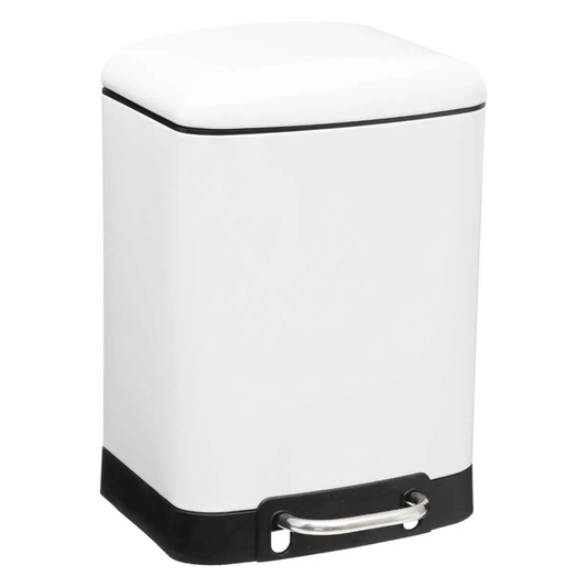 DUSTBIN ARIANE WHITE SOFTCL 6L