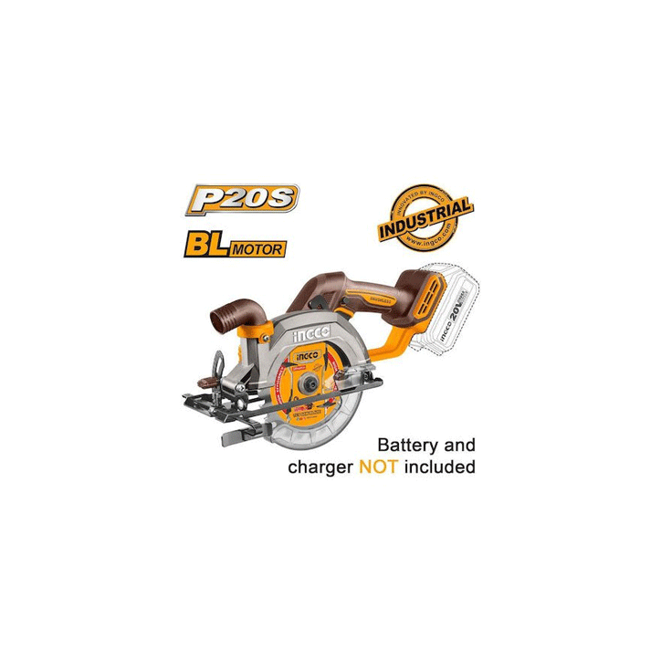 CIRCULAR SAW CORDLESS 20V 140MM SOLO INGCO