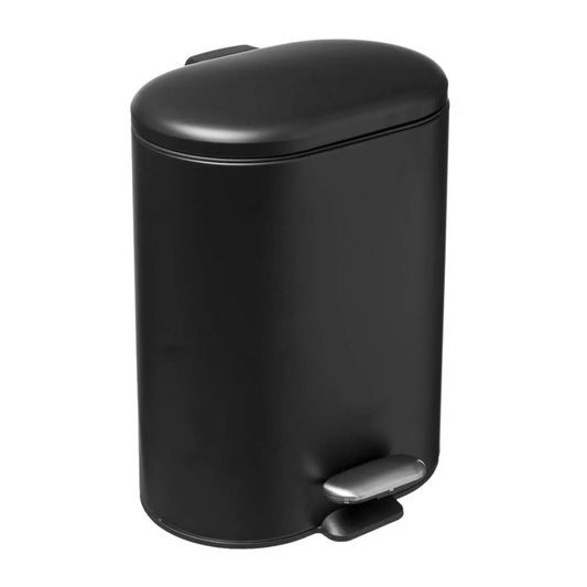 DUSTBIN BLACK SILIFLEX SOFTCL 6L