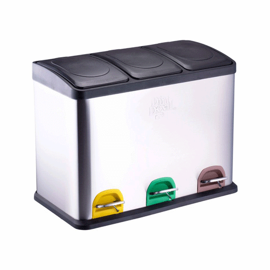 PEDAL BIN 3X15L 4PC