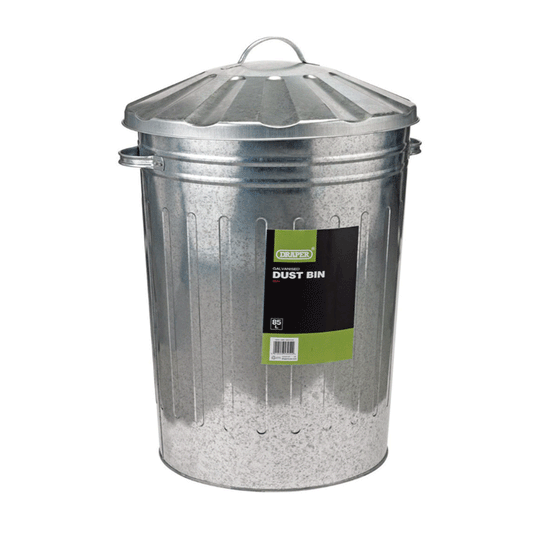GALVANISED DUSTBIN 85L & LID