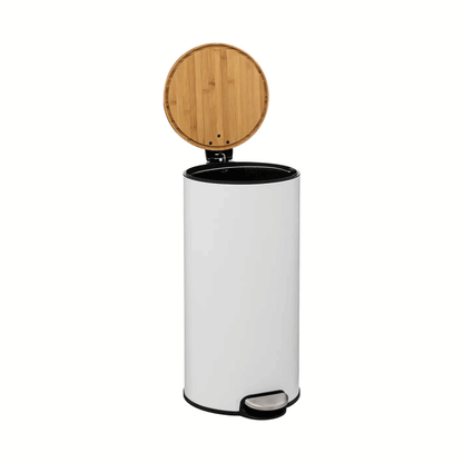 DUSTBIN 30L MODERN WHITE