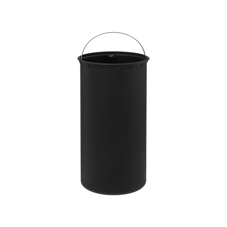 DUSTBIN 30L CHAR MODERN BLACK
