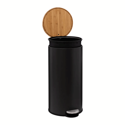 DUSTBIN 30L CHAR MODERN BLACK