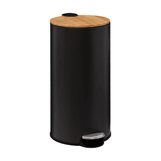 DUSTBIN 30L CHAR MODERN BLACK