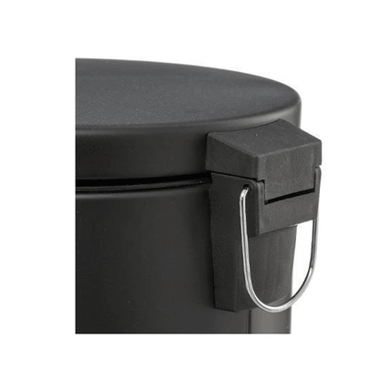 DUSTBIN ROUND 20L METAL BLACK