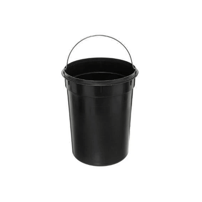 DUSTBIN ROUND 20L METAL BLACK