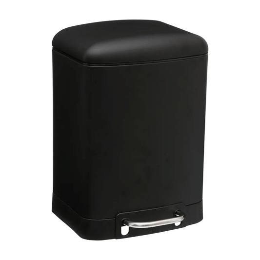 DUSTBIN ARIANE BLACK SOFTCL 6L