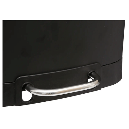 DUSTBIN ARIANE BLACK SOFTCL 6L