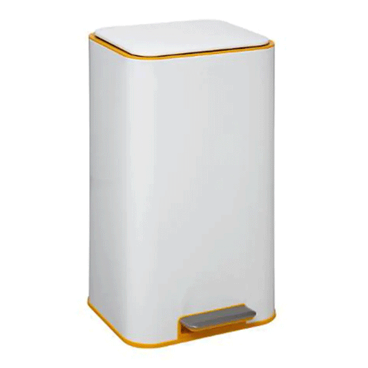 SAFIR METAL BIN 30L WHITE