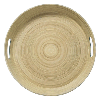 BLUE BAMBOU TRAY 42CM MODERN