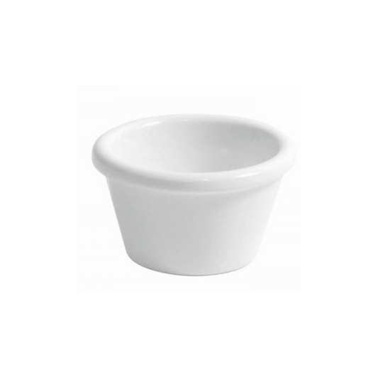 V/V RAMEQUIN BOWL 6.2X3.6CM WHITE