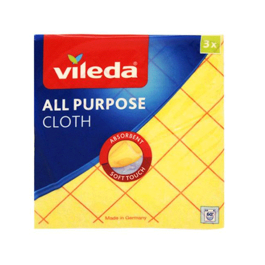 VILEDA ALL PURPOSE CLOTH 3-PACK