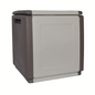 TRUNK PLASTIC 540X530X570MM DOVE GREY/WHITE