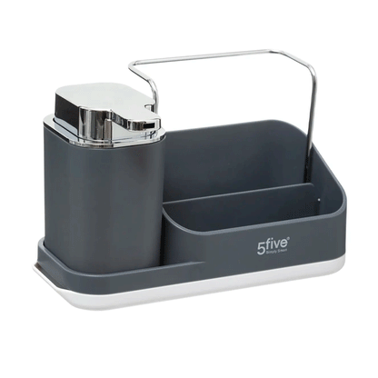 SINKCADDY W DISPENSER GREY NEO