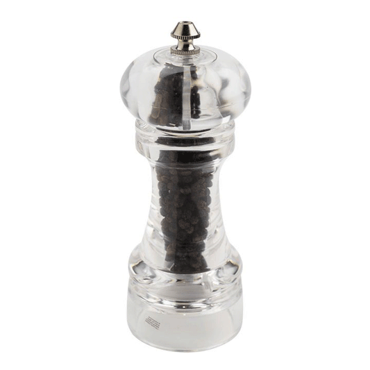ACRYLIC PEPPER GRINDER 15CM