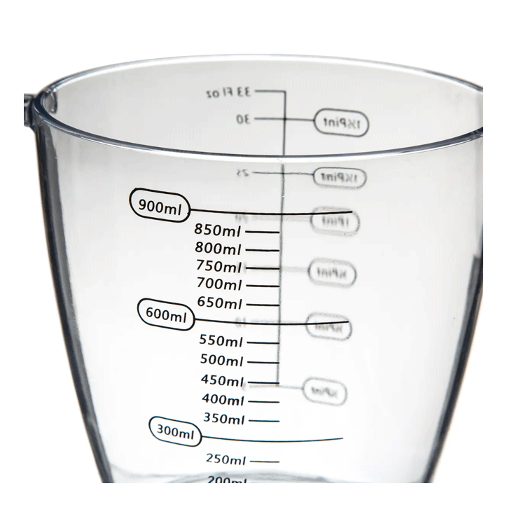 MEASURING JUG PS+TPR 900ML