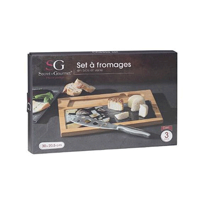 CHEESE SET 3PCS 30X20.5