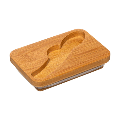 CERAMIC BUTTER DISH WITH KNIFE