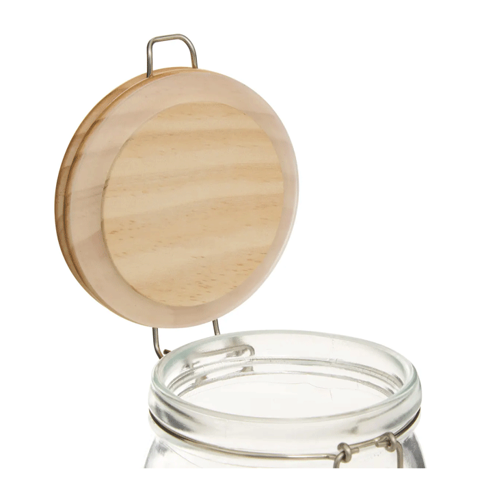 GLASS JAR +WORDING 0,5L