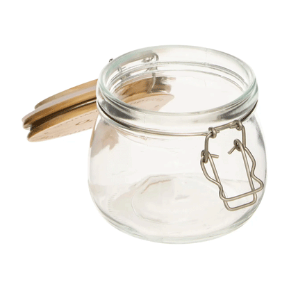 GLASS JAR +WORDING 0,5L
