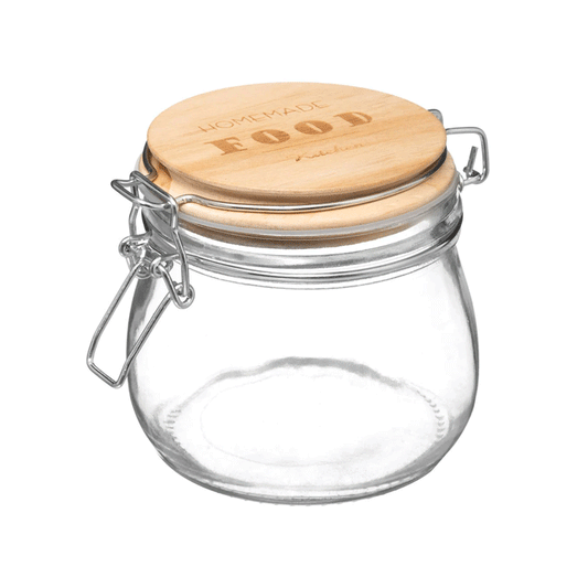GLASS JAR +WORDING 0,5L