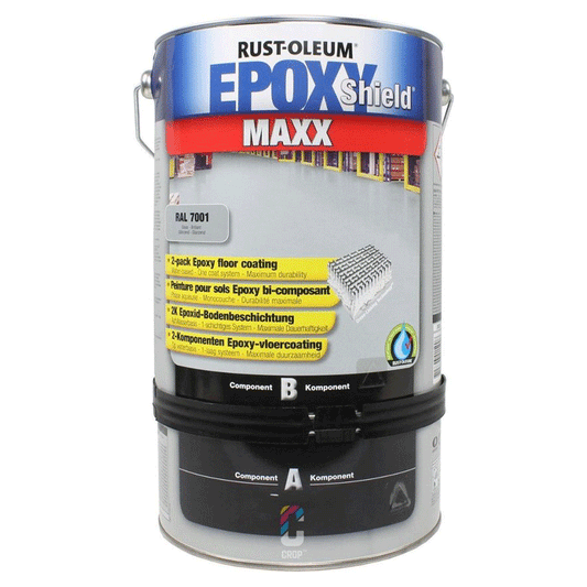 STEEL GREY EPOXYSHIELD MAXX 5382 5LTR RUSTOLEUM