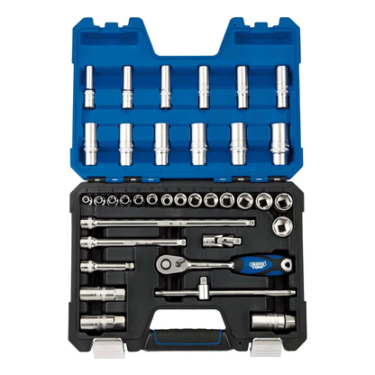 SOCKET 3/8" SQ.DR SET 36PCS