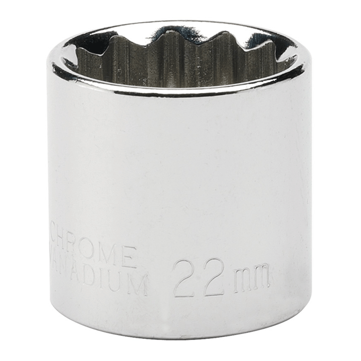 METRIC SOCKETS 12POINT 3/8" 22MM
