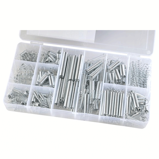 COMPRESSION AND TENSION SPRING ASSORTMENT 180PCS