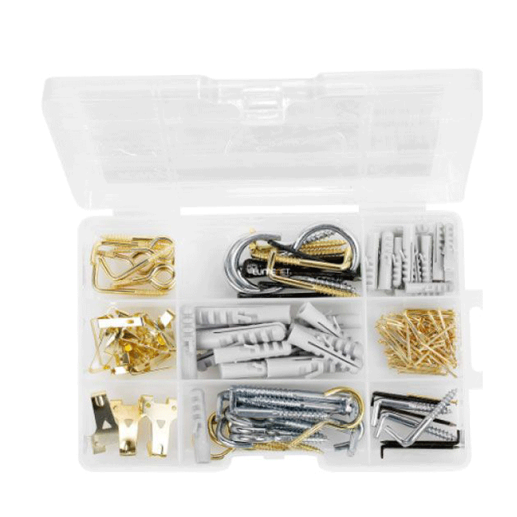 HOOKS/PICTURE SET 198PC ST/PL