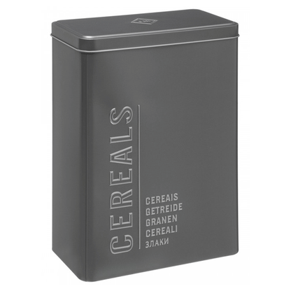 EMBOSSED SILVER CEREALS BOX