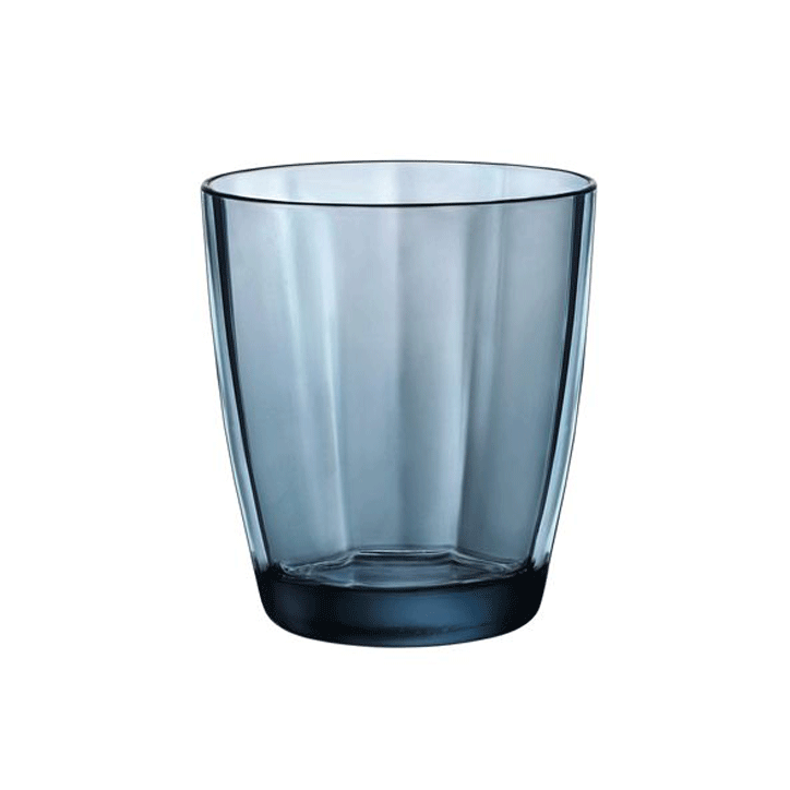 BORMIOLI PULSAR WATER GLASS BLUE 30CL