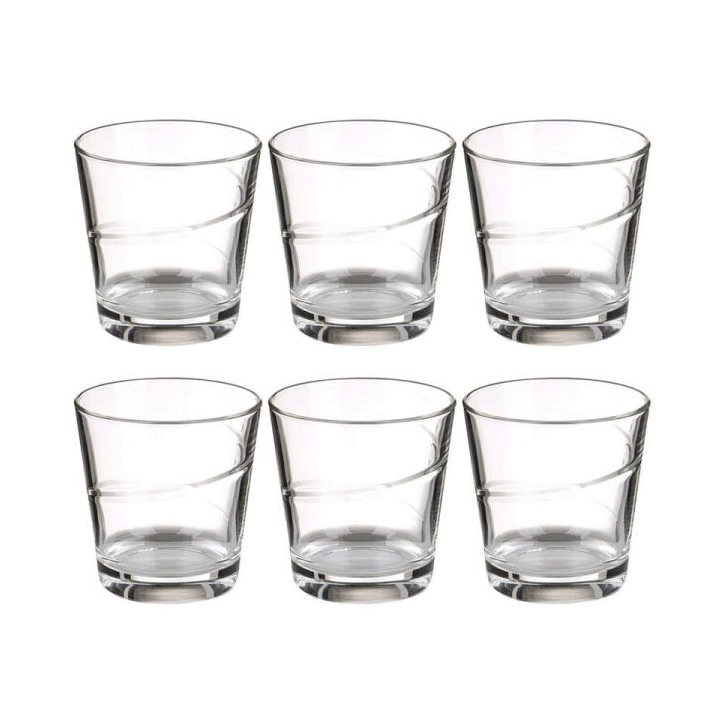 BORMIOLI ARCHIMIDE WATER GLASS 24CLX6PCS