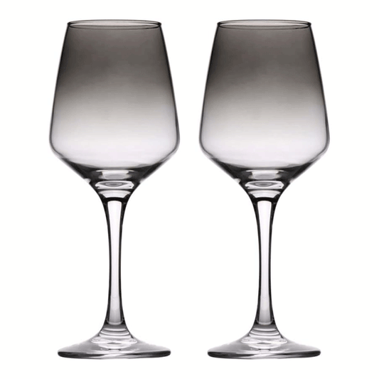 WINE GLASS - SMOKE 350ML 4PCS