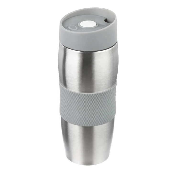 TRAVEL MUG DOUBLE WALL GREY 36CL