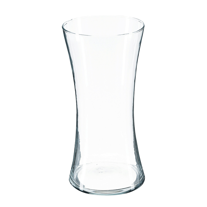 CLEAR VASE H30CM